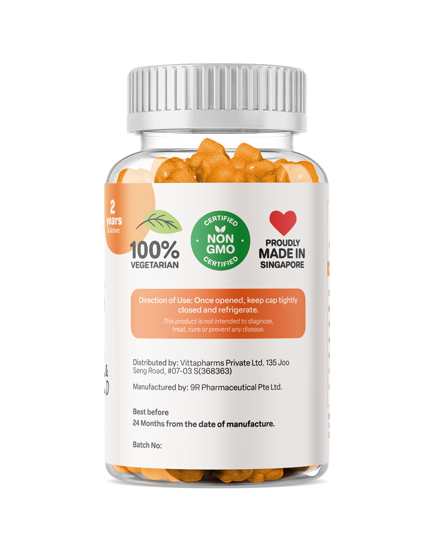 Twin Jar – Orange Calcium & Vitamin D